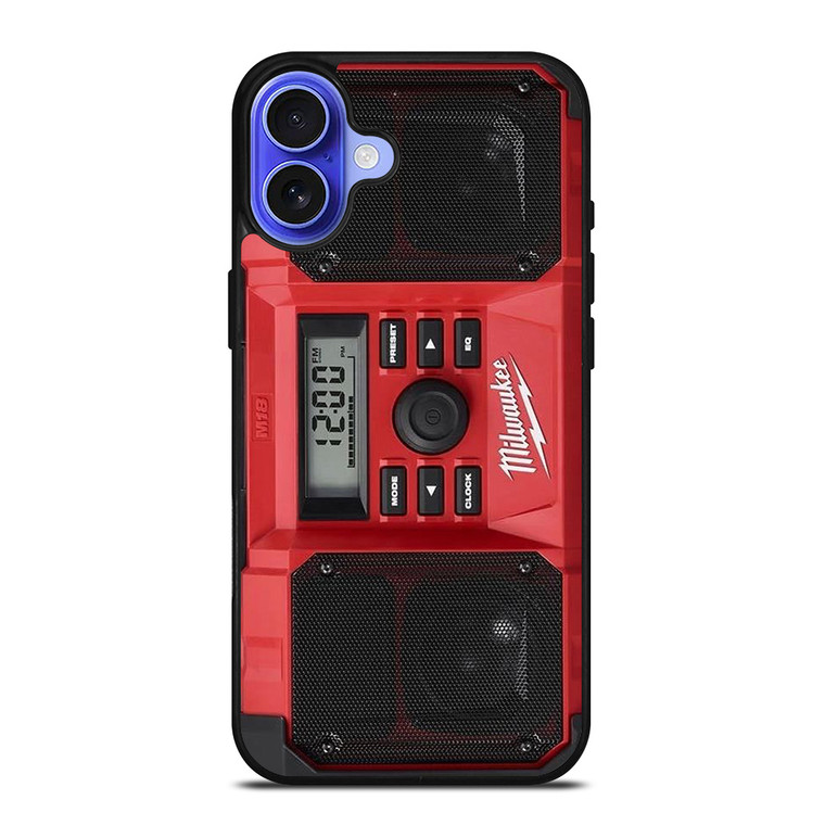 MILWAUKEE JOBSITE RADIO iPhone 16 Case Cover