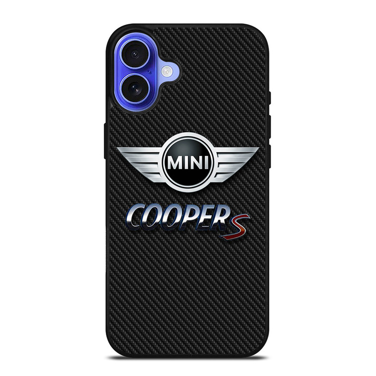 MINI COOPER S CARBON iPhone 16 Case Cover