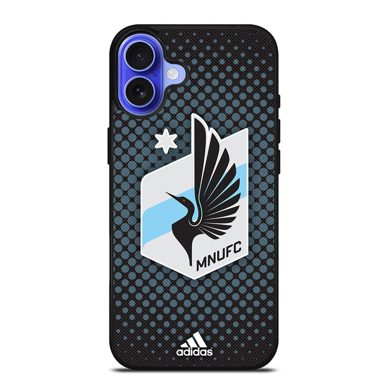 MINNESOTA UNITED FC SOCCER MLS ADIDAS iPhone 16 Case Cover