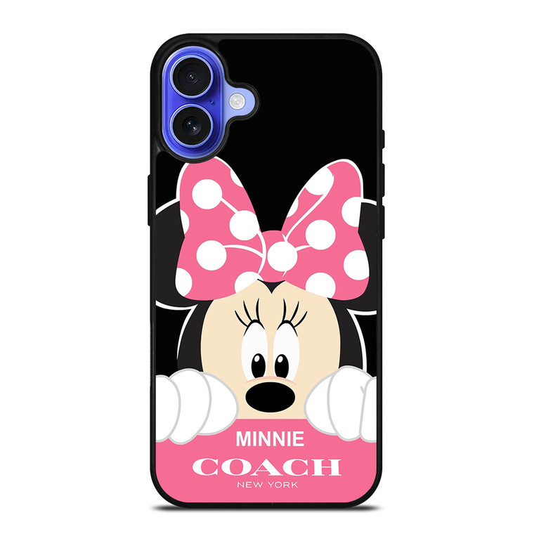 MINNIE MOUSE PINK COACH NEW YORK iPhone 16 Case Cover
