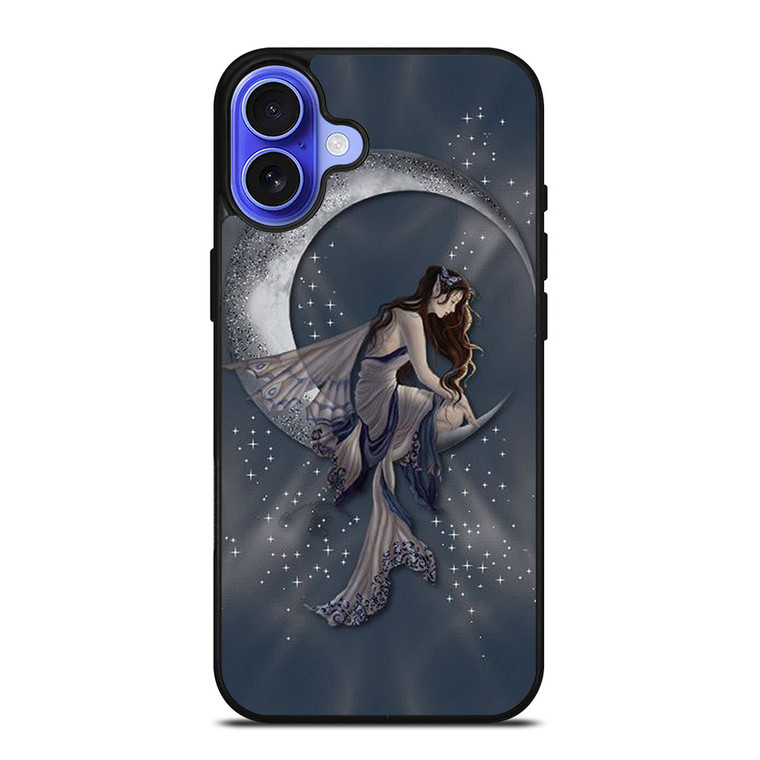 MOON FAIRY DRAGONFLY ART iPhone 16 Case Cover