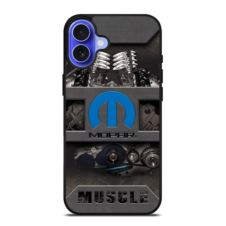 MOPAR MUSCLE ENGINE LOGO iPhone 16 Case Cover