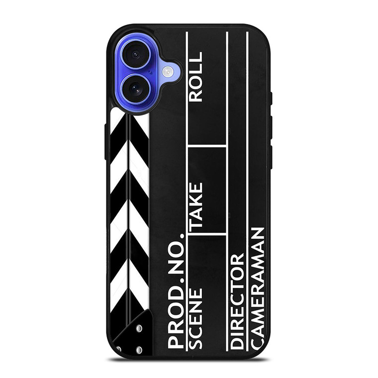 MOVIE CLAPPER BOARD iPhone 16 Case Cover