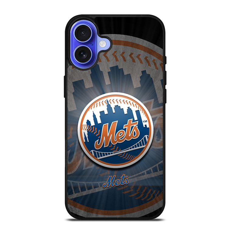 NEW YORK METS MLB LOGO iPhone 16 Case Cover