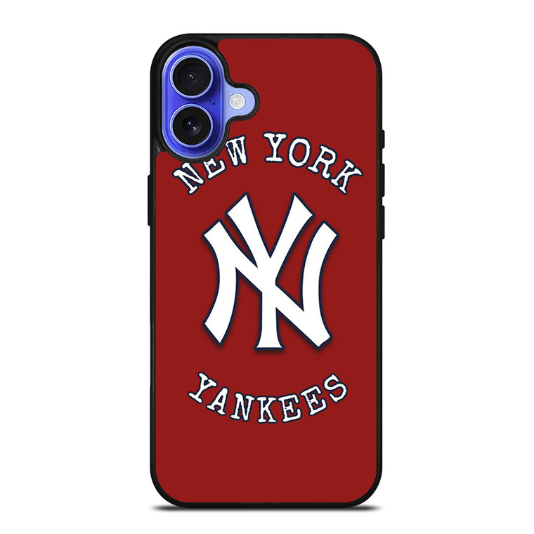 NEW YORK YANKEES BASEBALL LOGO RED iPhone 16 Case Cover