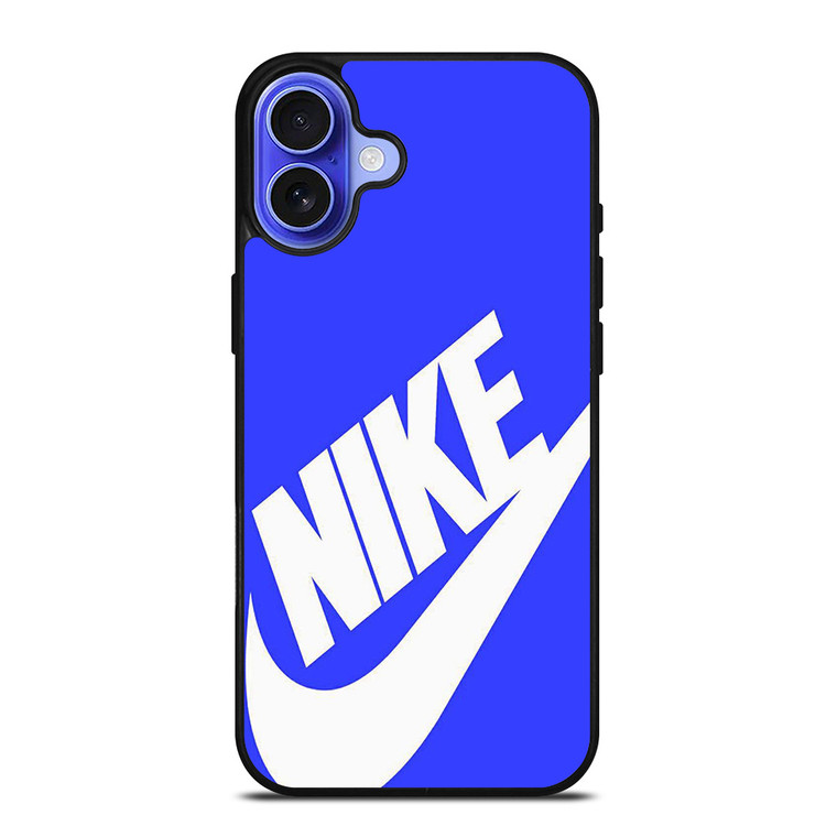 NIKE LOGO BLUE iPhone 16 Case Cover