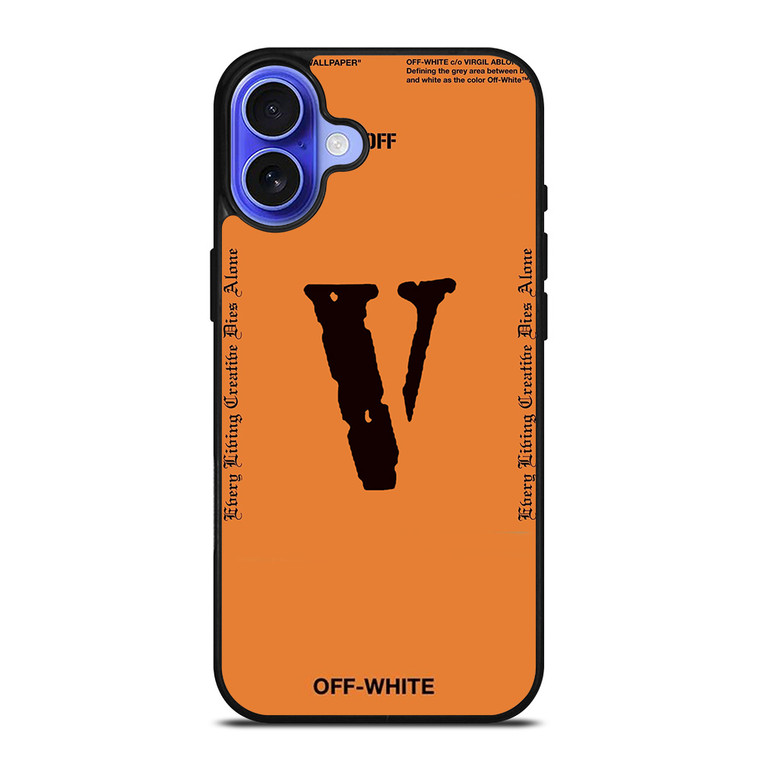 OFF WHITE V LONE LOGO iPhone 16 Case Cover
