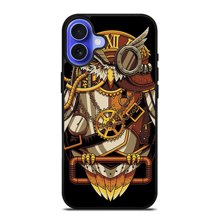 OWL STEAMPUNK iPhone 16 Case Cover