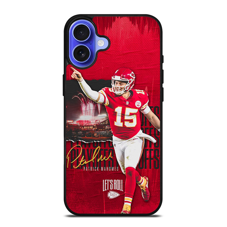 PATRICK MAHOMES KANSAS CITY CHIEFS iPhone 16 Case Cover