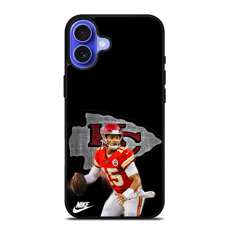 PATRICK MAHOMES NIKE KC CHIEFS iPhone 16 Case Cover