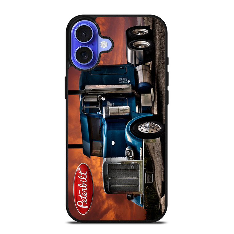 PETERBILT TRUCK BLUE iPhone 16 Case Cover