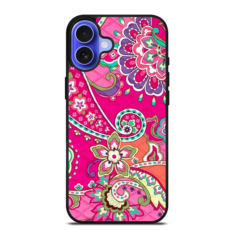PINK SWIRLS VERA BRADLEY iPhone 16 Case Cover