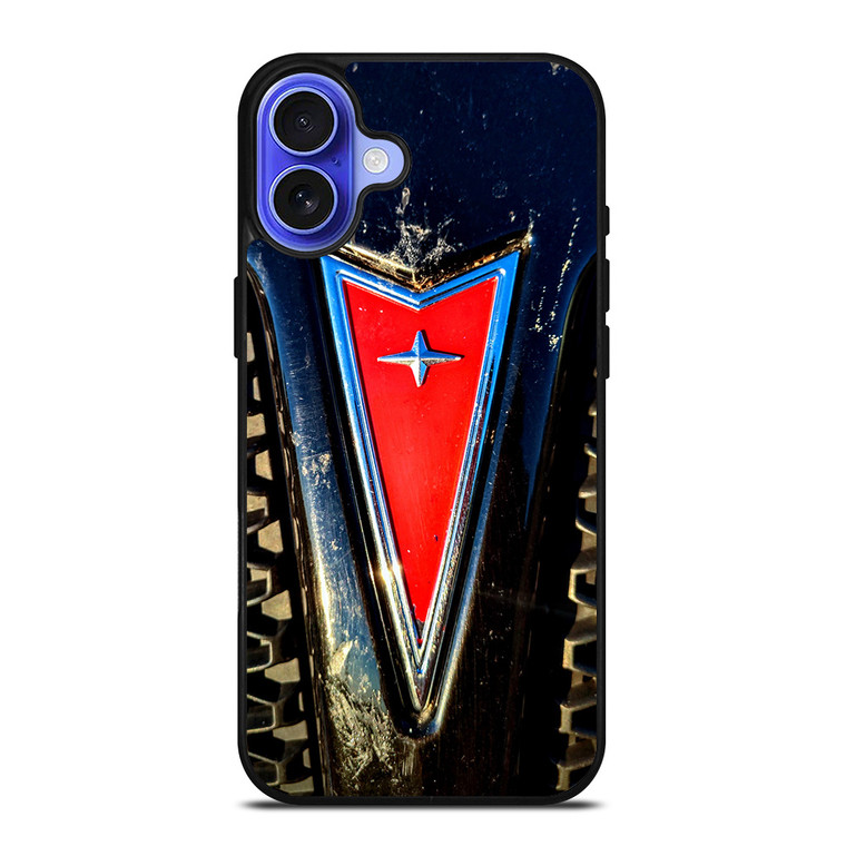PONTIAC CAR METAL EMBLEM iPhone 16 Case Cover