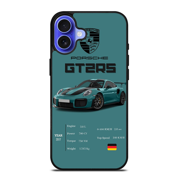 PORSCHE CAR GT2RS iPhone 16 Case Cover