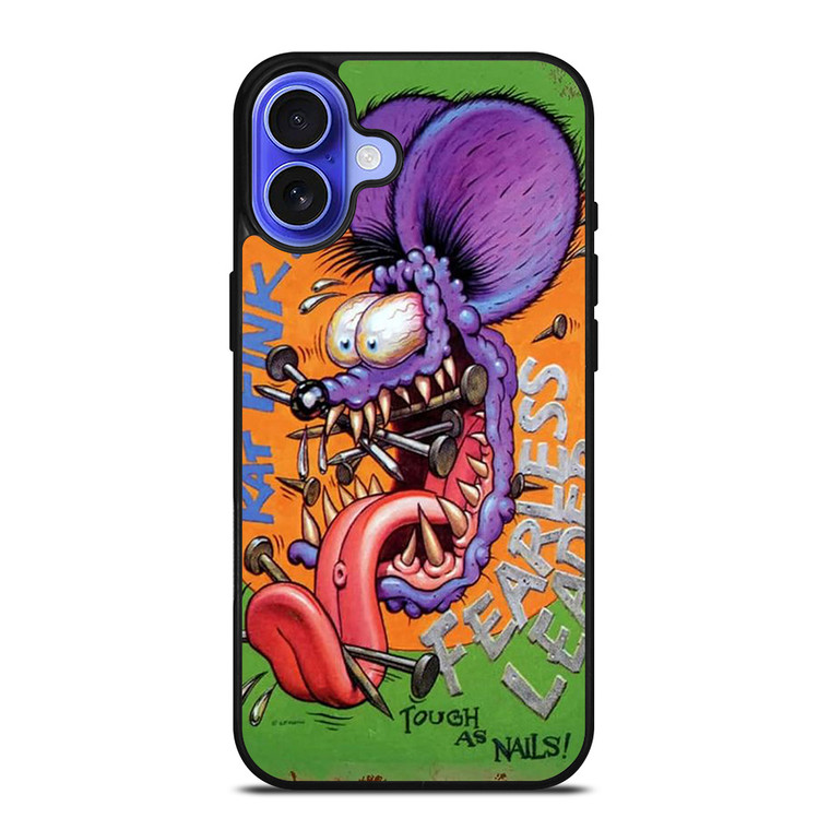 RAT FINK CARTOON FEARLESS LEADER iPhone 16 Case Cover