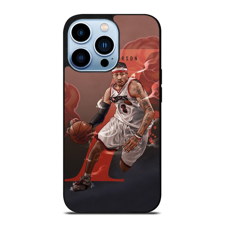 ALLEN IVERSON SIXERS NBA BASKETBALL iPhone 13 Pro Max Case Cover
