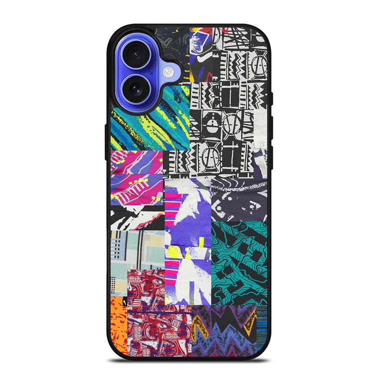 RETRO NIKE PRINT AND PATTERN iPhone 16 Case Cover