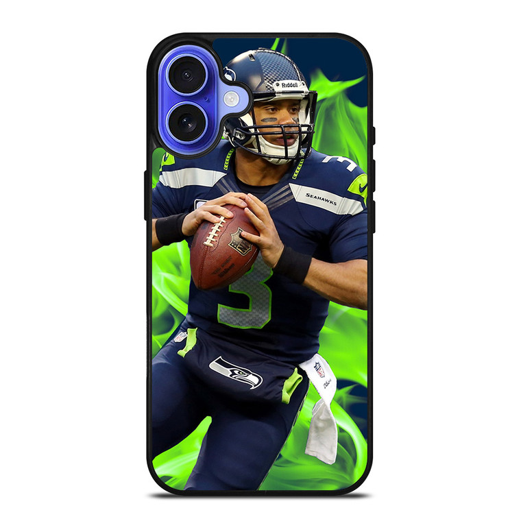 RUSSELL WILSON SEATTLE SEAHAWK NFL iPhone 16 Case Cover