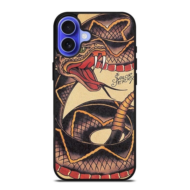 SAILOR JERRY SNAKE TATTOO iPhone 16 Case Cover