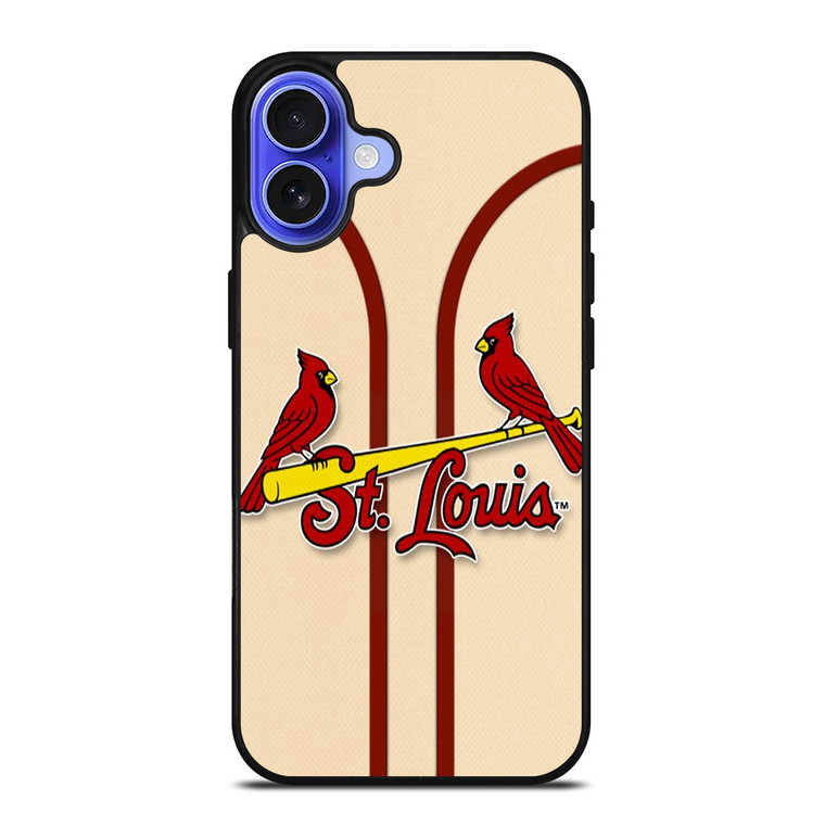 SAINT LOUIS CARDINALS MLB JERSEY iPhone 16 Case Cover SAINT LOUIS CARDINALS MLB JERSEY iPhone 16 Case Cover
