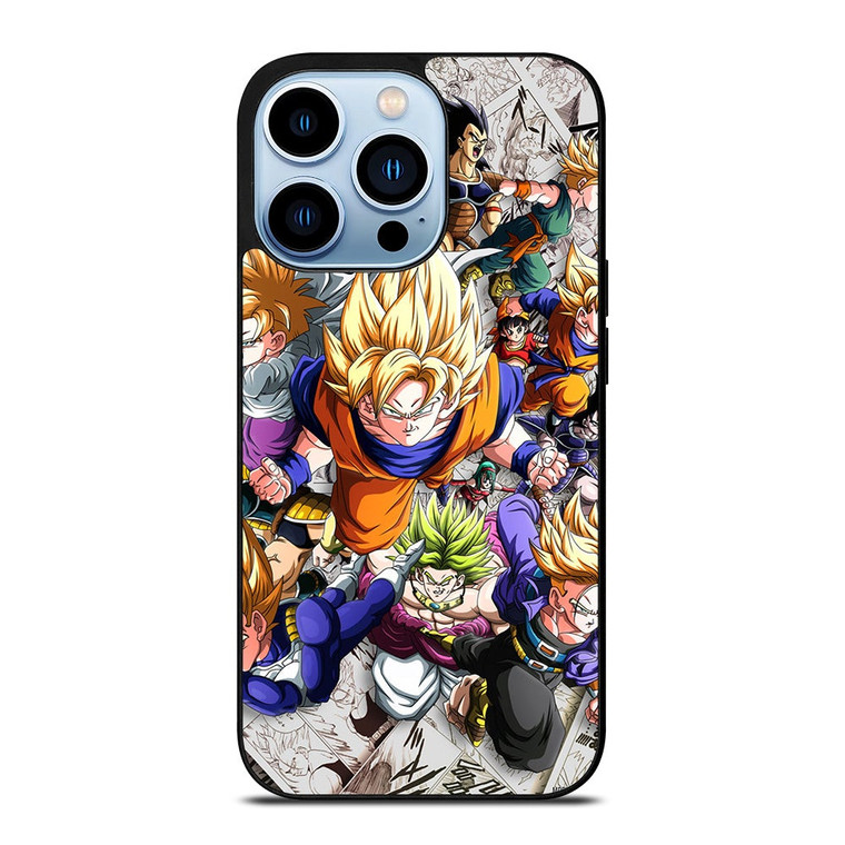 ALL SAIYAN DRAGON BALL iPhone 13 Pro Max Case Cover