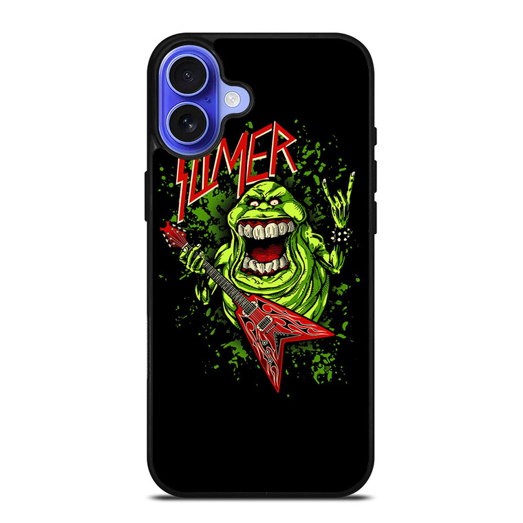 SLIMER GHOSTBUSTER GUITAR iPhone 16 Case Cover