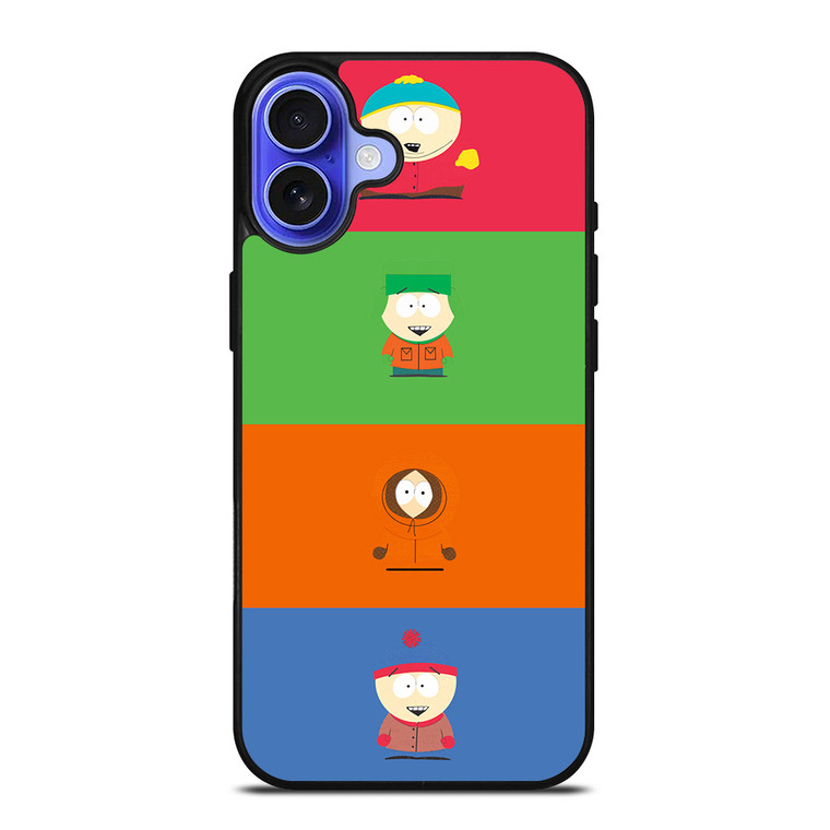 SOUTH PARK CHARACTER COLLAGE iPhone 16 Case Cover SOUTH PARK CHARACTER COLLAGE iPhone 16 Case Cover
