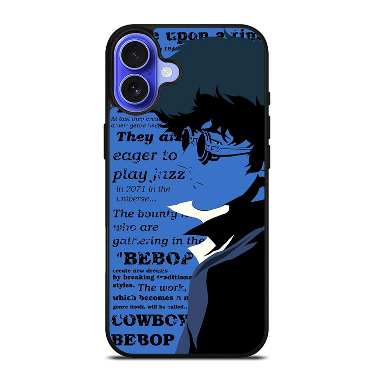 SPIKE SPIEGEL ANIME COWBOY BEBOP iPhone 16 Case Cover