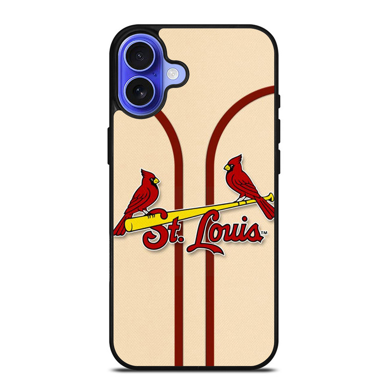 ST LOUIS CARDINALS LOGO BASEBALL TEAM JERSEY iPhone 16 Case Cover