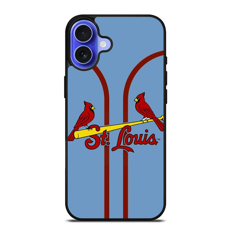ST LOUIS CARDINALS LOGO BASEBALL TEAM iPhone 16 Case Cover