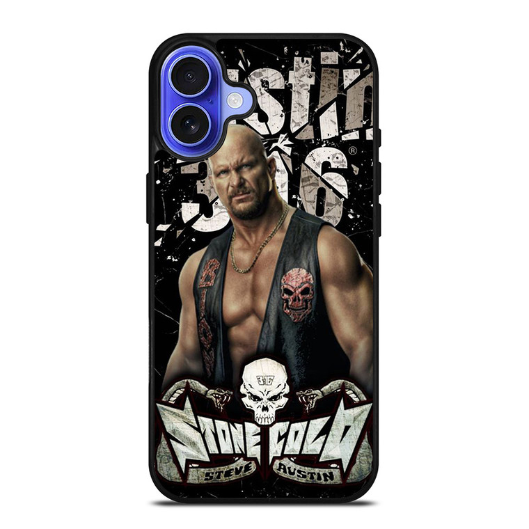 STEVE AUSTIN STONE COLD WRESTLING WWE iPhone 16 Case Cover
