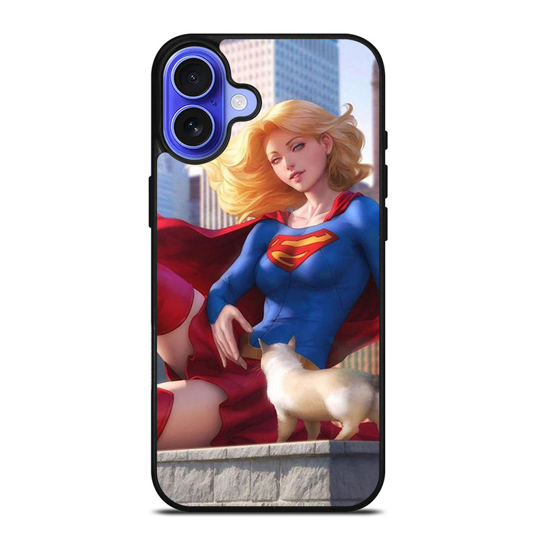 SUPERGIRL DC CARTOON iPhone 16 Case Cover