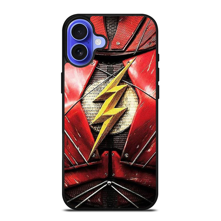 THE FLASH SUIT ARMOR LOGO iPhone 16 Case Cover THE FLASH SUIT ARMOR LOGO iPhone 16 Case Cover