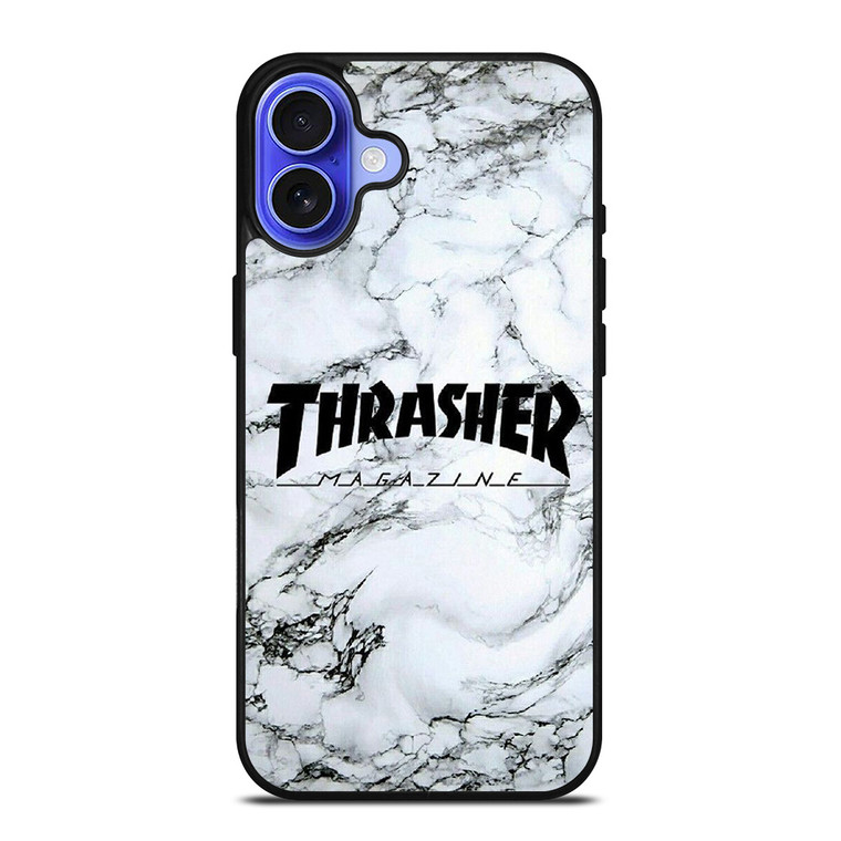 THRASHER SKATEBOARD MAGAZINE MARBLE iPhone 16 Case Cover