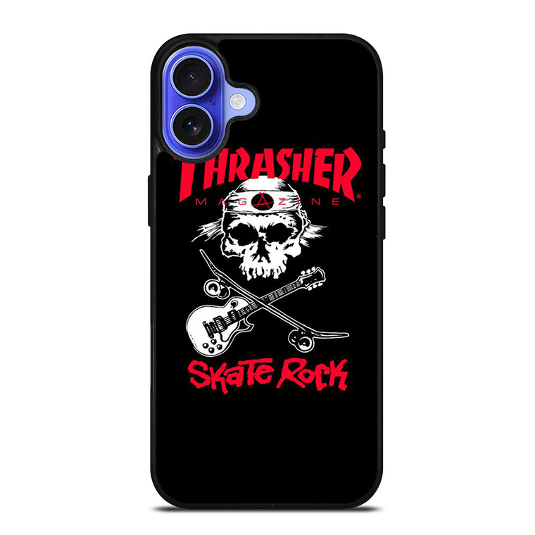 THRASHER SKATEBOARD MAGAZINE SKULL iPhone 16 Case Cover THRASHER SKATEBOARD MAGAZINE SKULL iPhone 16 Case Cover