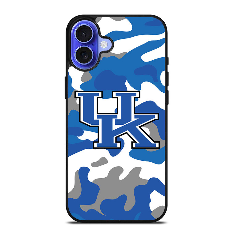 UNIVERSITY OF KENTUCKY CAMO iPhone 16 Case Cover