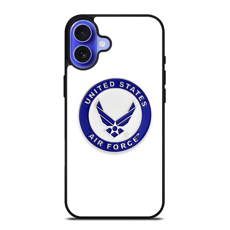 US AIR FORCE UNITED STATES LOGO iPhone 16 Case Cover