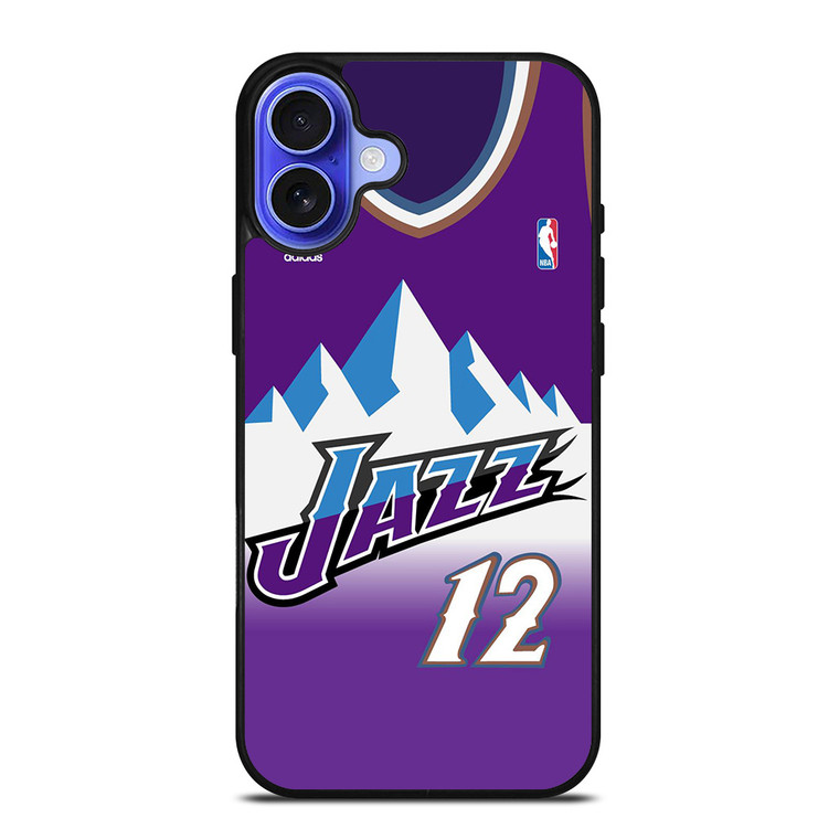 UTAH JAZZ BASKETBALL JERSEY iPhone 16 Case Cover