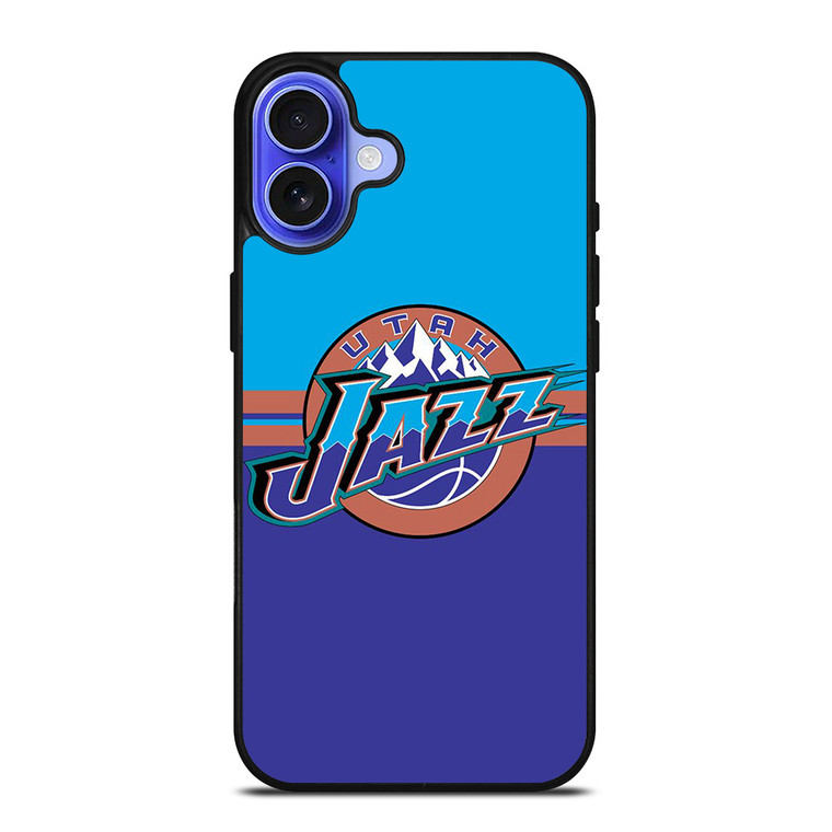 UTAH JAZZ BASKETBALL LOGO iPhone 16 Case Cover