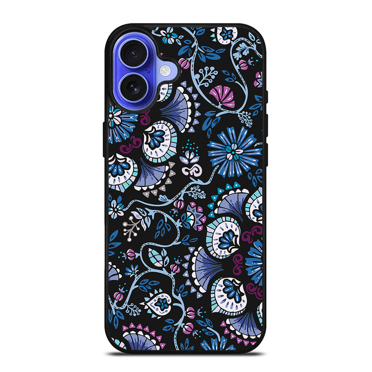 VERA BRADLEY BLACK iPhone 16 Case Cover