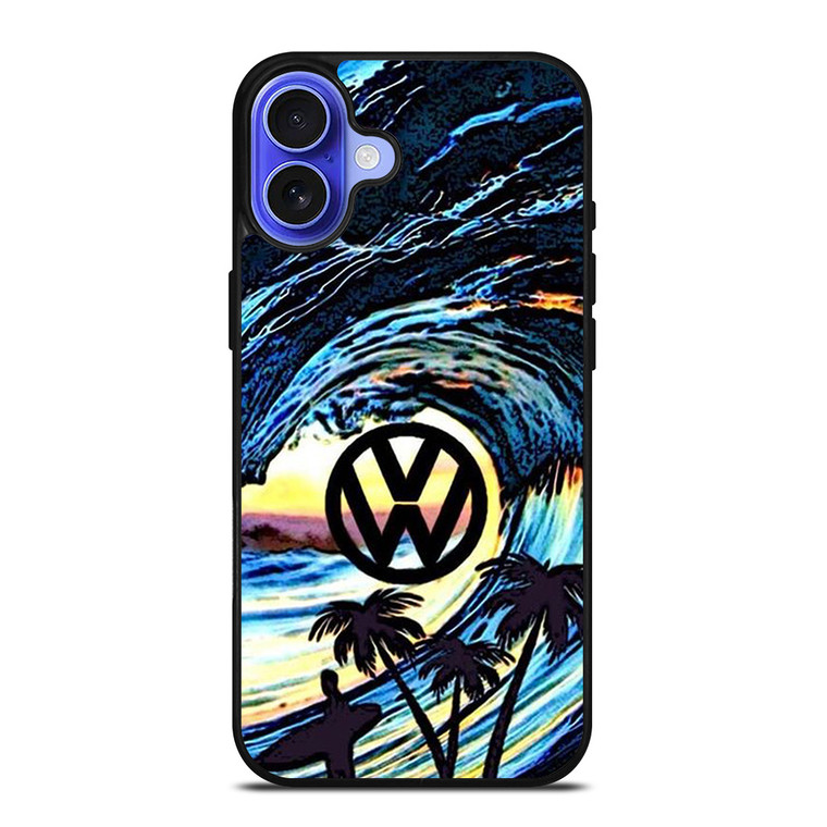 VOLKSWAGEN VW LOGO OCEAN iPhone 16 Case Cover