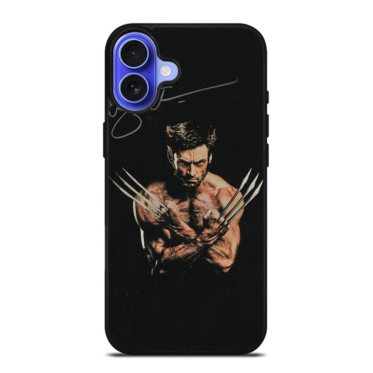 WOLVERINE LOGAN MARVEL SIGNATURE iPhone 16 Case Cover WOLVERINE LOGAN MARVEL SIGNATURE iPhone 16 Case Cover