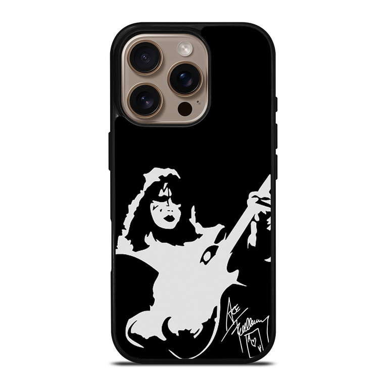 ACE FREHLEY KISS SILHOUETTE iPhone 16 Pro Case Cover