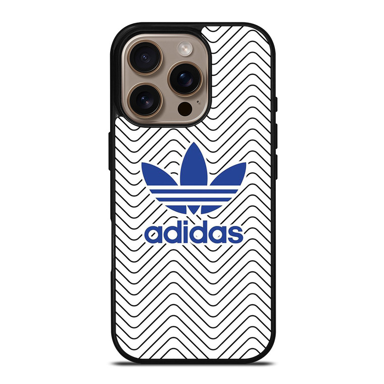 ADIDAS LOGO STRIPES WAVES iPhone 16 Pro Case Cover