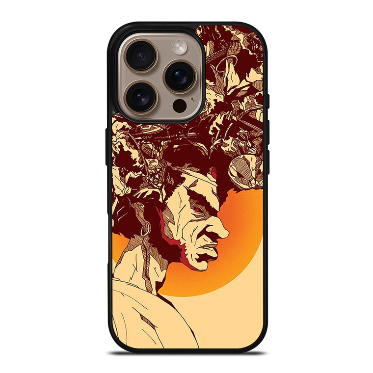AFRO SAMURAI iPhone 16 Pro Case Cover