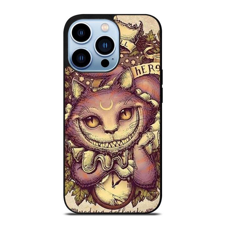 ALICE IN WONDERLAND CHESHIRE CAT ART iPhone 13 Pro Max Case Cover