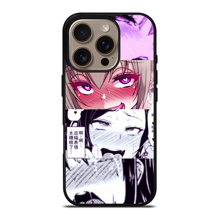 AHEGAO FACE ANIME iPhone 16 Pro Case Cover
