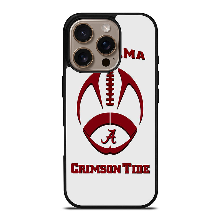 ALABAMA CRIMSON TIDE FOOTBALL ICON iPhone 16 Pro Case Cover
