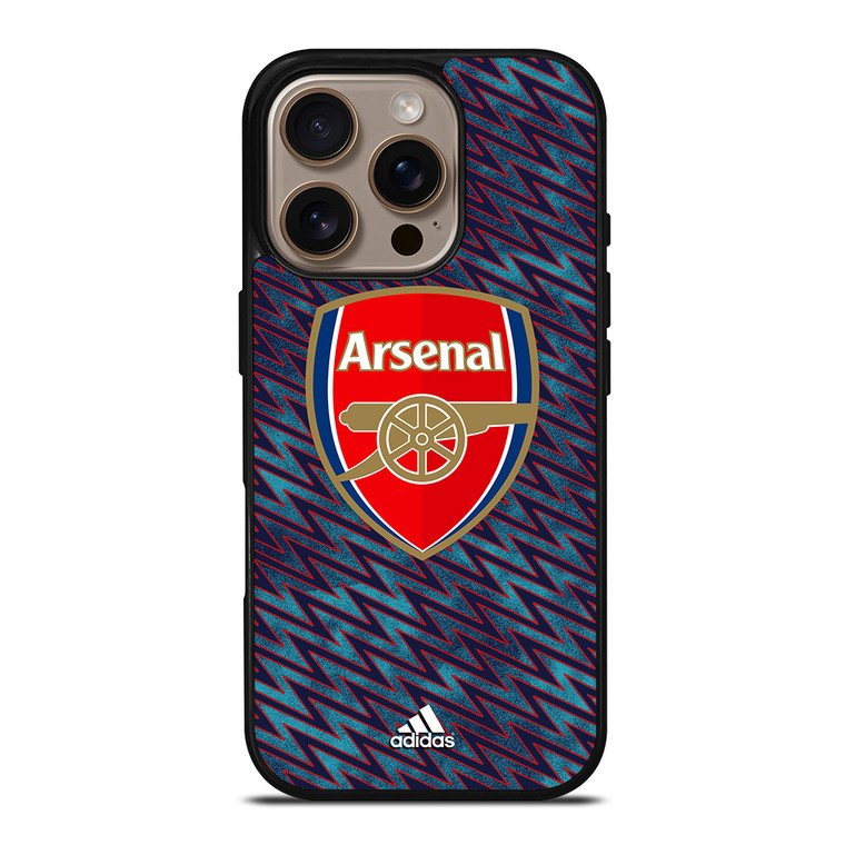ARSENAL FOOTBALL CLUB ADIDAS iPhone 16 Pro Case Cover ARSENAL FOOTBALL CLUB ADIDAS iPhone 16 Pro Case Cover