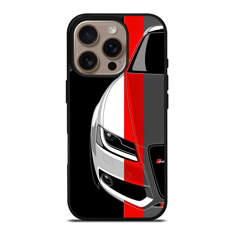 AUDI RS SERIES DRAWING iPhone 16 Pro Case Cover